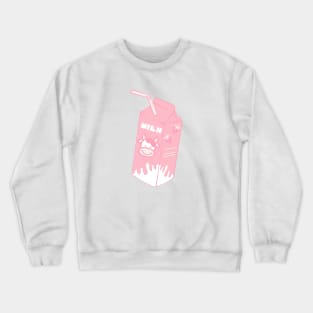 Strawberry Cow Milk Crewneck Sweatshirt
